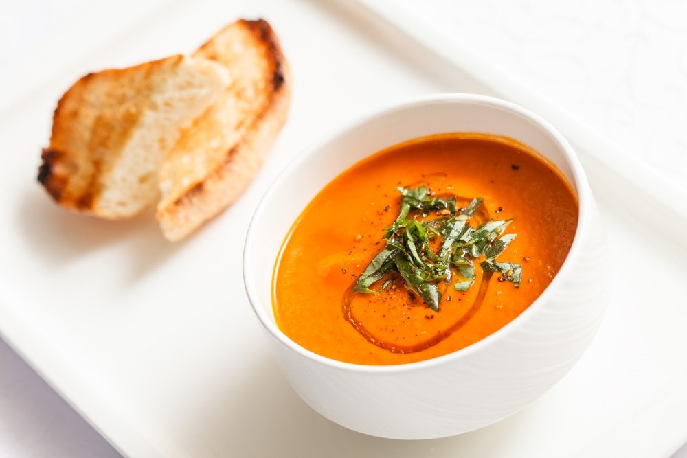 Roasted Red Pepper and Ancho Chile Soup