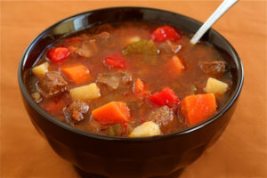 Garden Vegetable Soup with Beef
