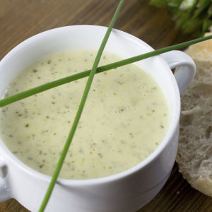 Cream of Spinach and Brie Soup