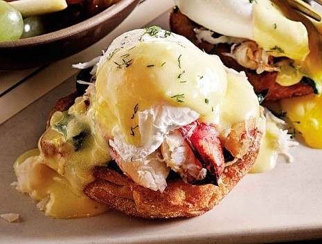 Maryland Blue Claw Crab Cakes Benedict