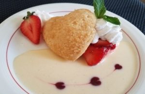 Strawberry Shortcake with Almond Scented Pastry Cream